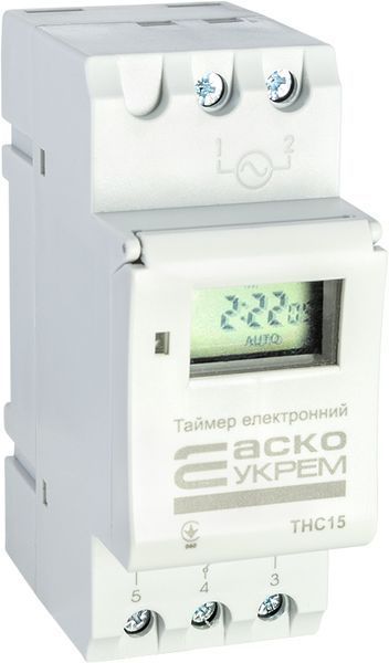 Таймер тижневий електронний THC15
