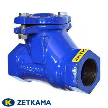 Клапан обратный шаровый муфтовый Zetkama 401B 3" Ду 80