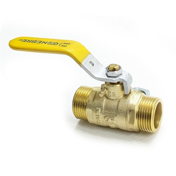 Кран шаровый для газа латунь Genebre 3610 07 1 1/4" DN32 PN5