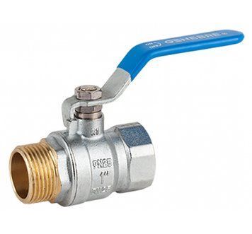 Кран кульовий латунь Genebre 3034 03 3/8" DN10 PN25