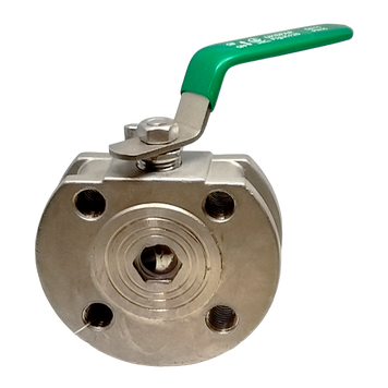 Кран шаровой фланцевый нержавеющий, шар-нж сталь 304, PTFE, PN16 ДУ 25