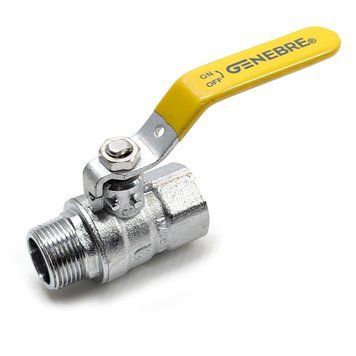 Кран шаровый для газа латунь Genebre 3510 04 1/2" DN15 PN5