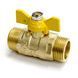 Кран шаровый для газа латунь Genebre 3615 06 1" DN25 PN5