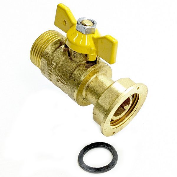 Кран шаровой прямой для газа, гайка MF Genebre 3622 07 1 1/4" DN32 PN5