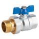 Кран кульовий латунний з американкою Genebre 3046 07 1 1/4" DN32 PN25