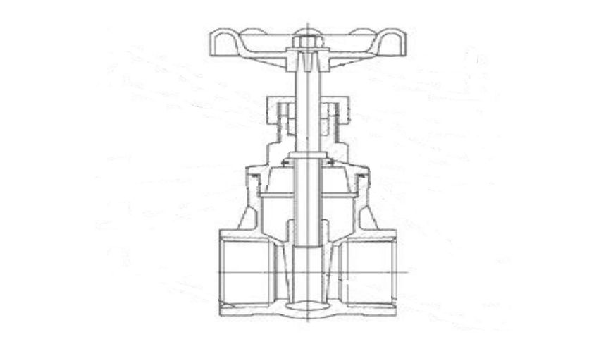 Засувка клинова Genebre 2220 04 1/2" DN15 PN16