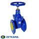 Задвижка с обрезиненным клином Zetkama 111D Ду 600 Ру 16