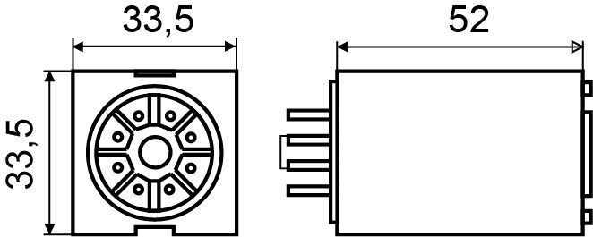 Реле МК3P (AC 110 V)
