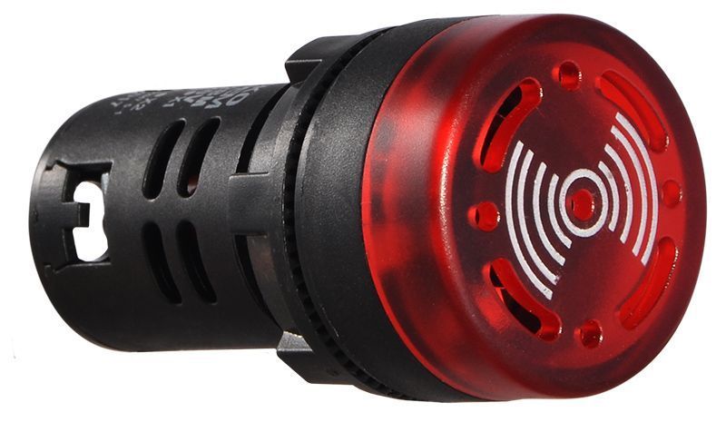 Зумер блимаючий AD22-22 BM/r червоний 220V АC
