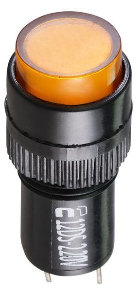 Сигнальна арматура AD22E-12DS жовта 220V АC