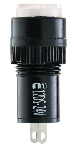 Сигнальна арматура AD22E-12DS біла 24V АC/DC