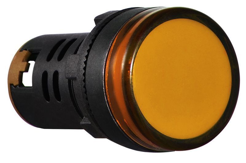 Сигнальна арматура AD22-22DS жовта 110V АC