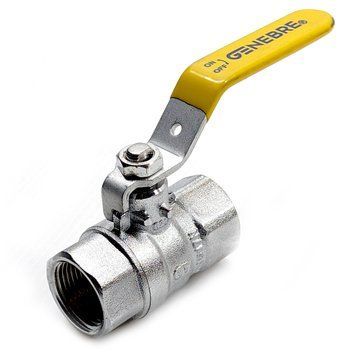Кран шаровый для газа латунь Genebre 3500 04 1/2" DN15 PN5
