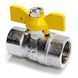 Кран шаровый для газа латунный Genebre 3505 04 1/2" DN15 PN5